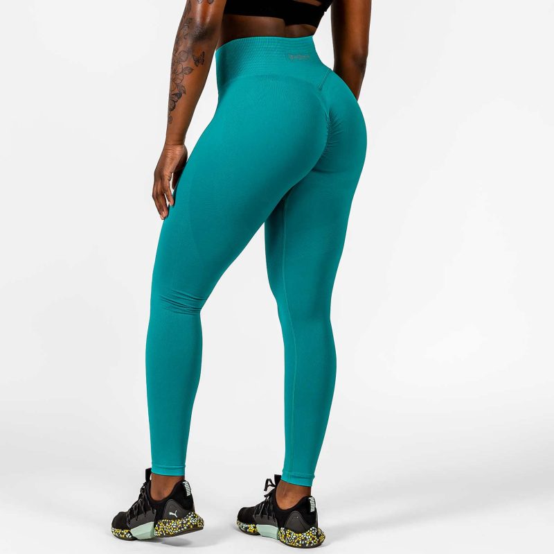 BRASIL BEAUTY Evelyn Seamless Scrunch Leggings Green - Image 6