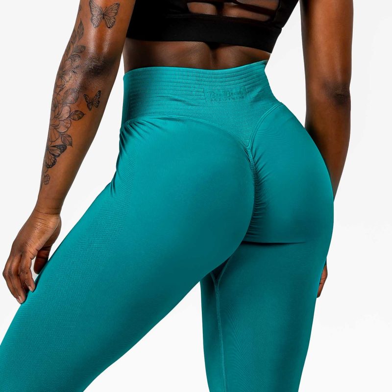 BRASIL BEAUTY Evelyn Seamless Scrunch Leggings Green - Image 2