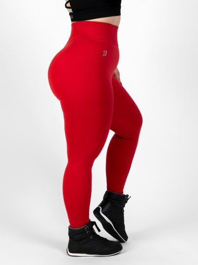 BRASIL BEAUTY Camila Seamless Scrunch Leggings Red