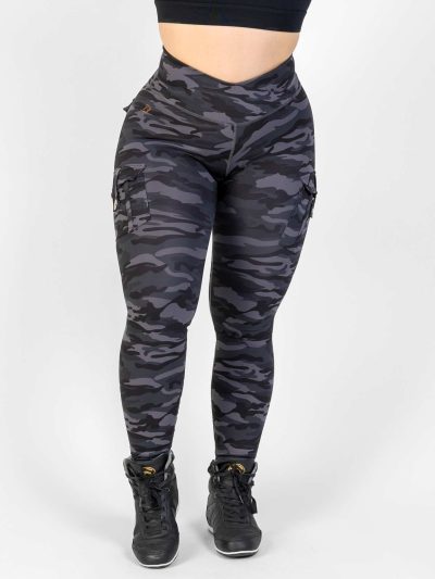 BRASIL BEAUTY Destiny Thigh Pocket Leggings Dark Camo