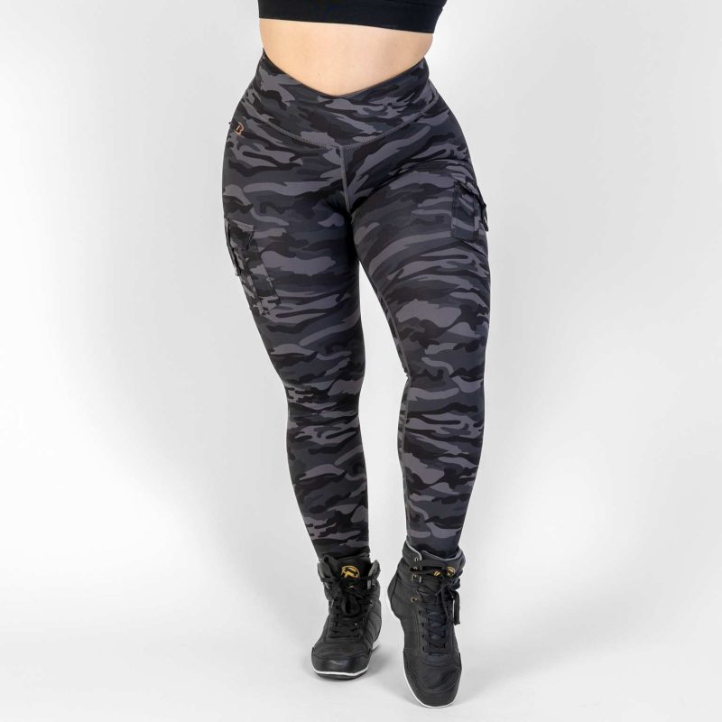 BRASIL BEAUTY Destiny Thigh Pocket Leggings Dark Camo