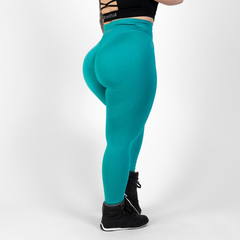 BRASIL BEAUTY Evelyn Seamless Scrunch Leggings Green