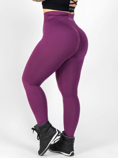 BRASIL BEAUTY Evelyn Seamless Scrunch Leggings Purple