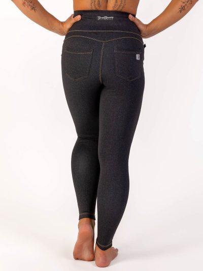 BRASIL BEAUTY Denim-Look Leggings Anthra