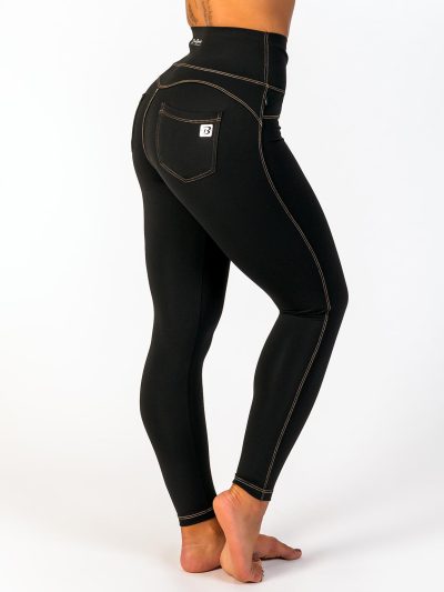 BRASIL BEAUTY Denim-Look Leggings Black