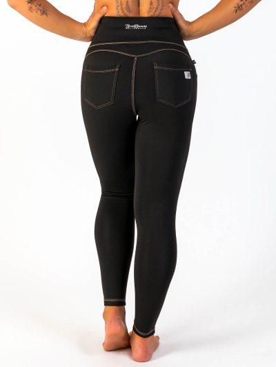 BRASIL BEAUTY Denim-Look Leggings Black