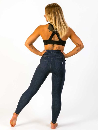 BRASIL BEAUTY Denim-Look Leggings Dark Blue