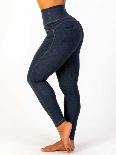 BRASIL BEAUTY Denim-Look Leggings Dark Blue