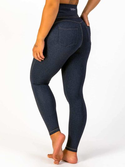 BRASIL BEAUTY Denim-Look Leggings Dark Blue