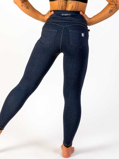 BRASIL BEAUTY Denim-Look Leggings Dark Blue