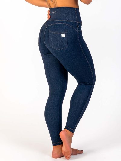 BRASIL BEAUTY Denim-Look Leggings Dark Blue