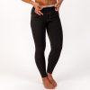 BRASIL BEAUTY Denim-Look Thermo Leggings Black