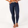 BRASIL BEAUTY Denim-Look Thermo Leggings Dark Blue