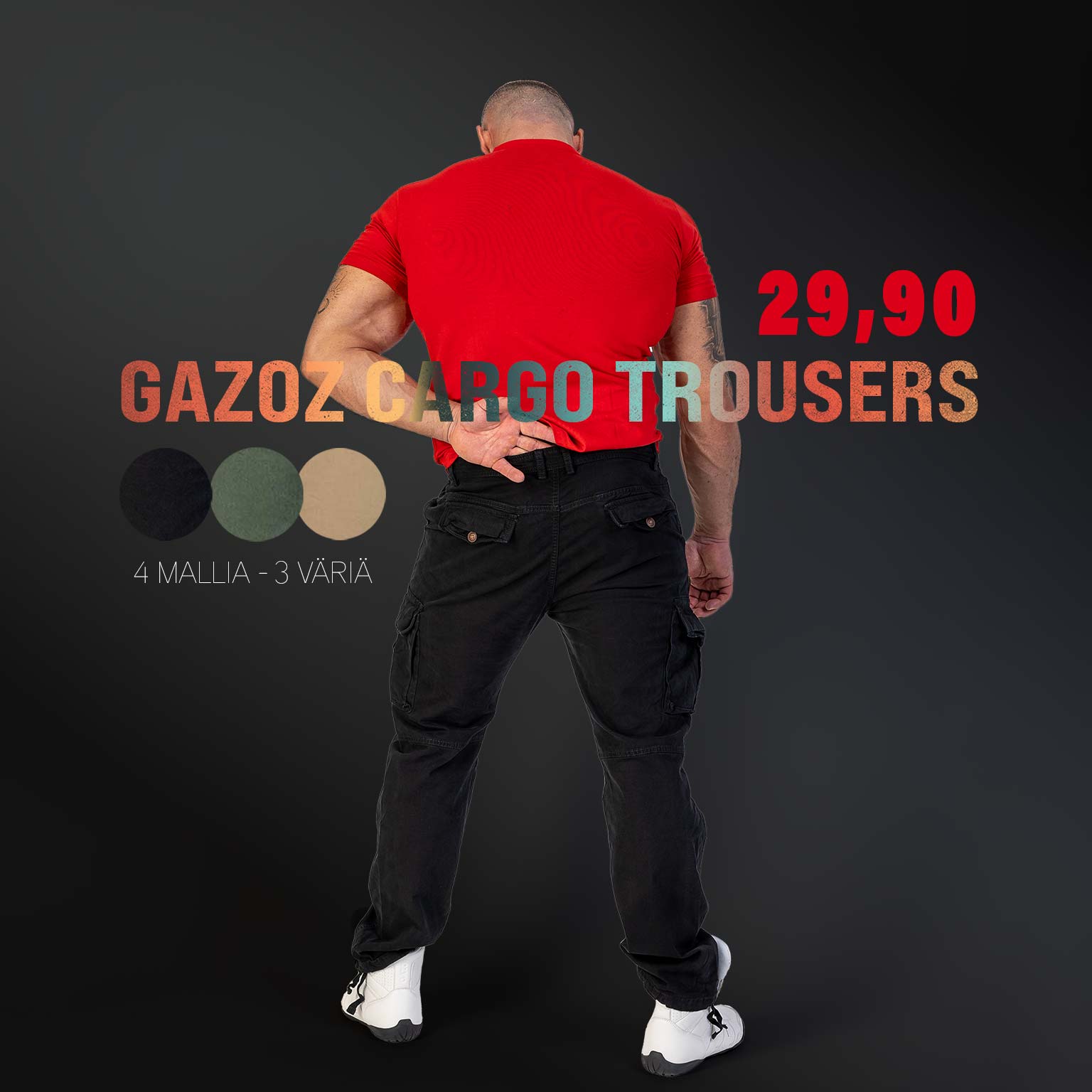 GAZOZ Cargo Trousers